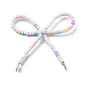Alloy & Glass Seed Beads Bowknot Chandelier Component Links
