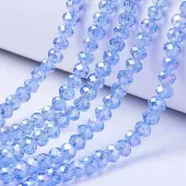 Electroplate Glass Beads Strands