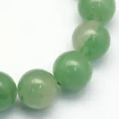 Natural Green Aventurine Round Beads Strands