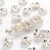 Brass Grade B Rhinestone Spacer Beads