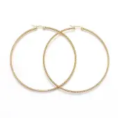 304 Stainless Steel Big Hoop Earrings
