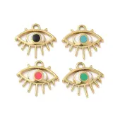 Ion Plating(IP) 304 Stainless Steel Enamel Charms