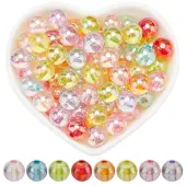 200Pcs Transparent Acrylic Beads