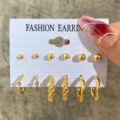 Alloy & Rhinestone Earring Sets