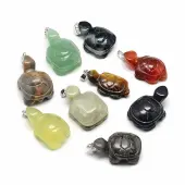 Natural & Synthetic Mixed Stone Pendants