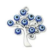 Blue Evil Eye Alloy Pendants