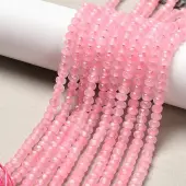 Dyed Natural Malaysia Jade Rondelle Beads Strands