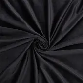 BENECREAT Black Velvet Upholstery Fabric