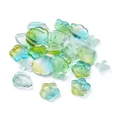 Electroplate Transparent Glass Beads
