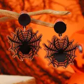 Halloween Creative Funny Acrylic Stud Earrings