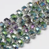Electroplate Glass Beads Strands