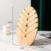 Wood Necklace Display Stands