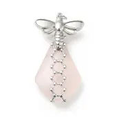 Natural Rose Quartz Pendants