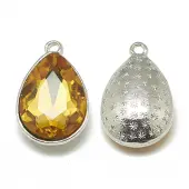 Alloy Glass Charms