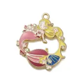 Alloy Enamel Pendants