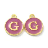 Golden Plated Alloy Enamel Charms
