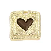 Rack Plating Alloy Enamel Pendants