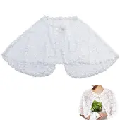 Detachable Polyester Bridal Lace Shawls