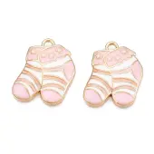 Rack Plating Alloy Enamel Pendants