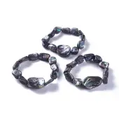 Natural Abalone Shell/Paua ShellStretch Bracelets