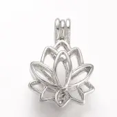 Alloy Diffuser Locket Pendants