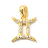 925 Sterling Sliver Micro Pave Clear Cubic Zirconia Pendants