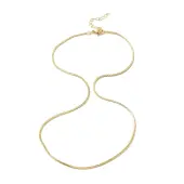 Brass Wheat Chain Necklace