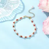 Shell Pearl & Dyed Natural Malaysia Jade Round Beaded Bracelets for Women