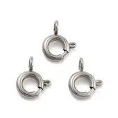Non-Tarnish 316 Stainless Steel Spring Ring Clasps