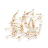 Brass Peg Bails Pendants