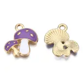 Autumn Theme Alloy Enamel Pendants