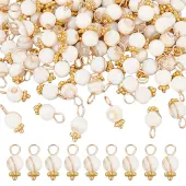 100Pcs Natural Freshwater Shell Charms