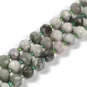 Natural Peace Jade Beads Strands