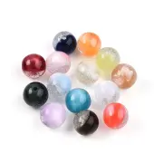 Two Tone Transparent Resin Beads