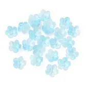 Dyed & Heated Glass Bead Caps