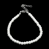 Glass Pearl Beaded Bracelet for Women