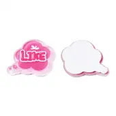 Transparent Printed Acrylic Cabochons