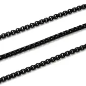 Spray Painted Brass Box Chains