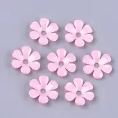 Opaque AS Plastic Bead Caps