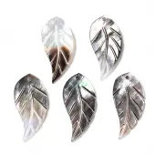 Natural Black Lip Shell Pendants