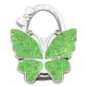 Glitter Butterfly Zinc Alloy Crystal Rhinestone Bag Hanger