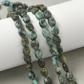 Natural African Turquoise(Jasper) Beads Strands