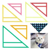 Acrylic Quilting Template for Pet Bandana