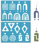 Acrylic Earring Handwork Template