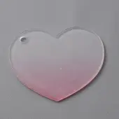 Gradient Transparent Acrylic Disc Big Pendants