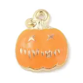 Halloween Theme Alloy Enamel Pendants