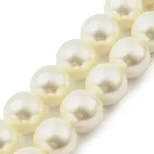 Round Shell Pearl Beads Strands