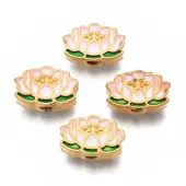 Rack Plating Alloy Enamel Beads