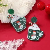 Christmas Acrylic Stud Earrings