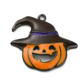 Halloween Brass Enamel Pendants